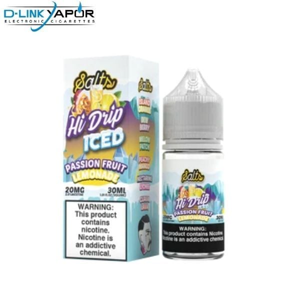 Tinh dầu salt nic Hi Drip - Passion Fruit Lemonade Salts Iced