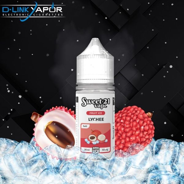 Tinh dầu Vape Sweet 21 Vape Fruity Ice Salt Lychee 30ml