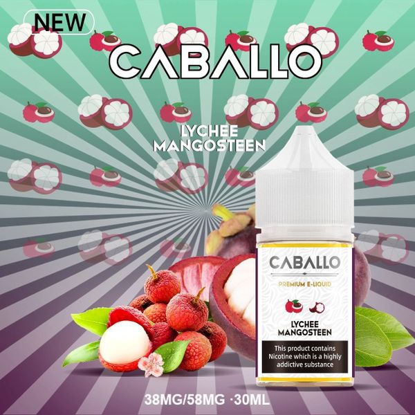 Tinh dầu Salt Nic Caballo Lychee Mangosteen