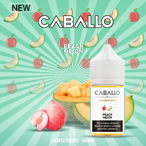 Tinh dầu Salt Nic Caballo Peach Melon