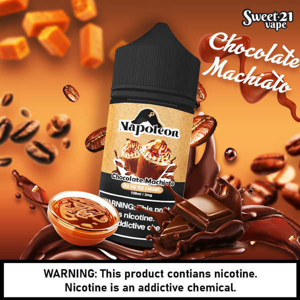 Tinh dầu Vape Sweet 21 Vape Napoleon Chocolate Machiato 100ml