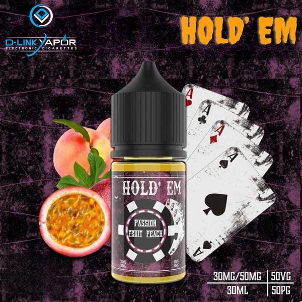 Tinh dầu Salt Nic Hold' Passion Fruit Peach