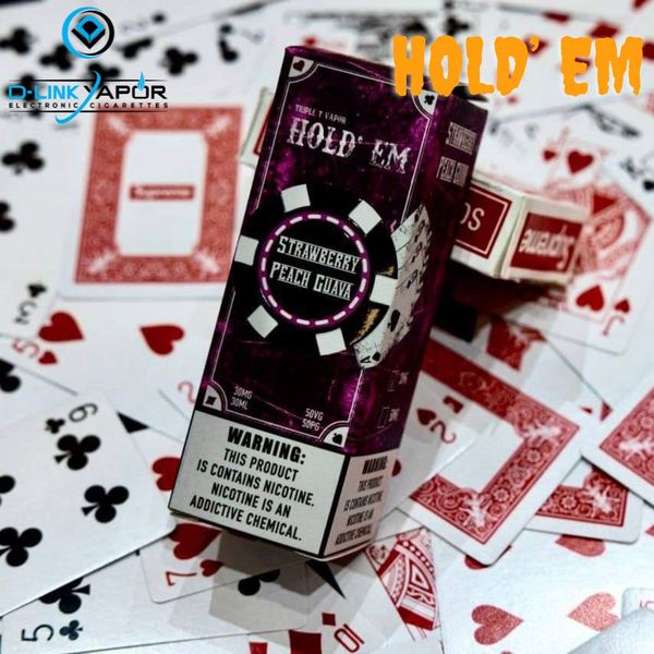 Tinh dầu Salt Nic Hold' Em Strawberry Peach Guava Ice