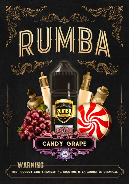 Tinh dầu Salt Nicotine Rumba Candy Grape