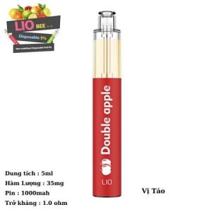 Pod 1 lần LIO vị táo lạnh 1600 hơi - disposable pod 1600 puff