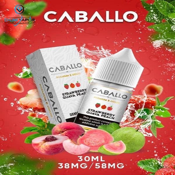 Tinh dầu Salt nic Caballo Strawberry Guava Peach