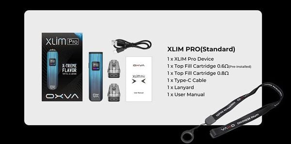 Trong hộp Xlim Pro Pod Kit