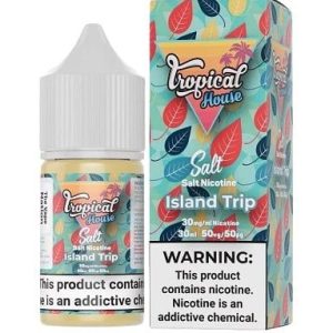 Tropical House -  Island Trip (dứa dừa rượu rum) Salt Nicotine 30ml