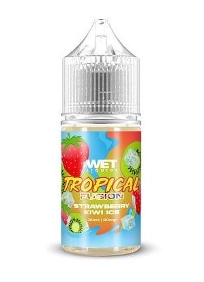 Wet Liquids - Tropical Fusion Strawberry Kiwi Ice(Dâu Kiwi Lạnh) Salt Nic 30ml