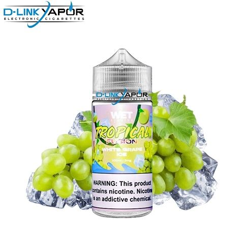 Wet Liquids - Tropical Fusion White Grape Ice (Nho Trắng Lạnh) Freebase 100ml